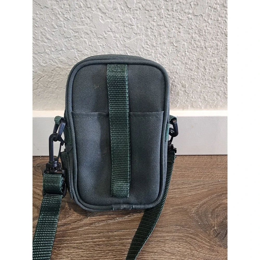 Focal Vintage Black Canvas Camera Bag Small Utility Pouch Crossbody Belt Loop
